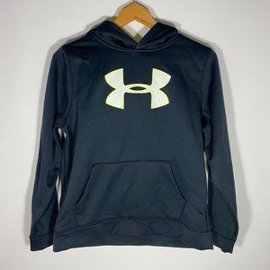 Under Armour Youth Sweater Loose Fit Storm Hoodie Black Sz XL